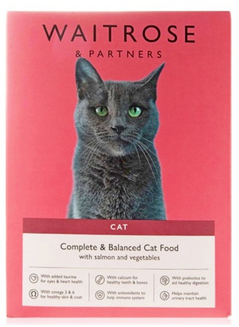 طعام قطط كامل ومتوازن مع سمك السلمون والخضراوات 950 غرام